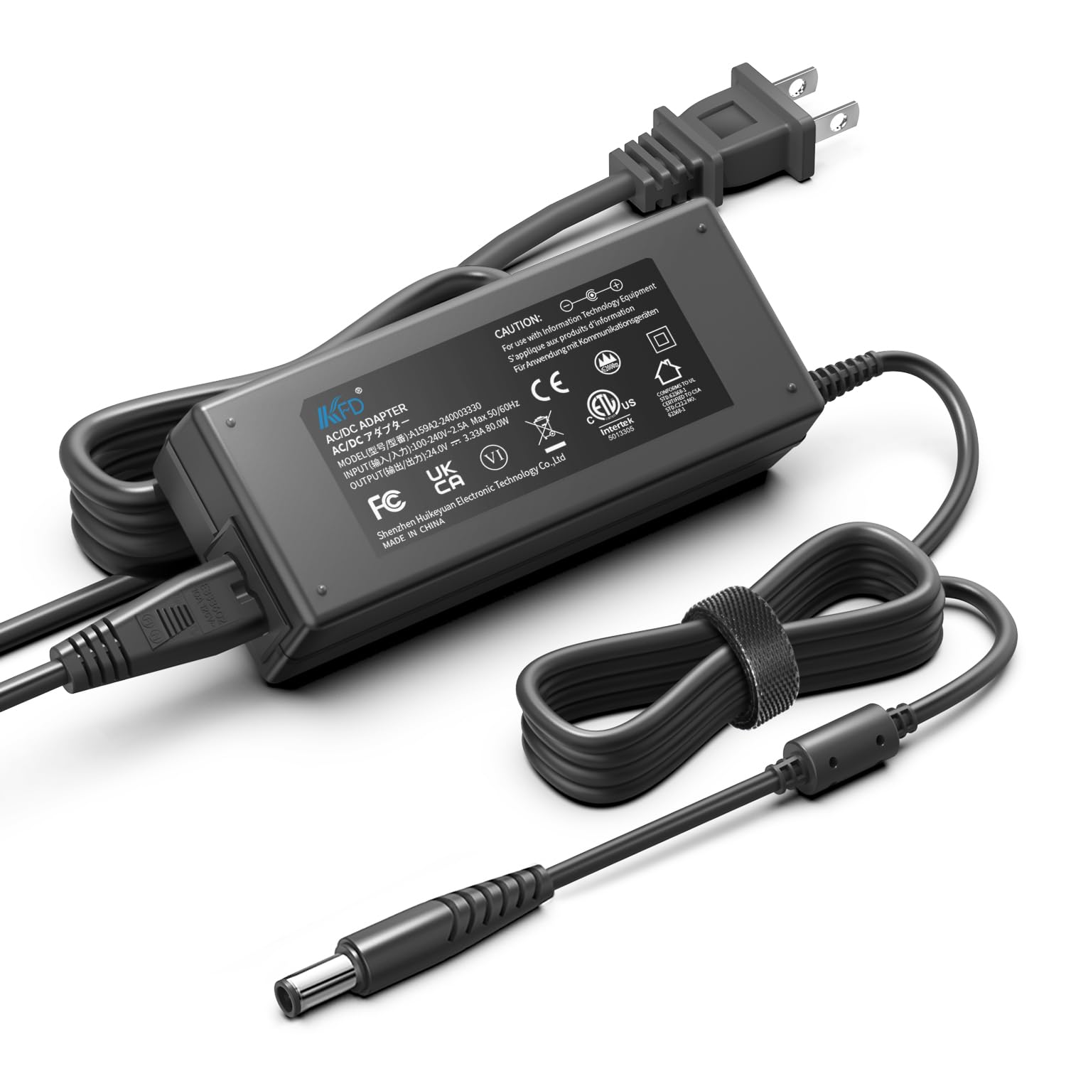 KFD 24V adapter for Luna G3 compatibility powers CPAP sessions reliably.