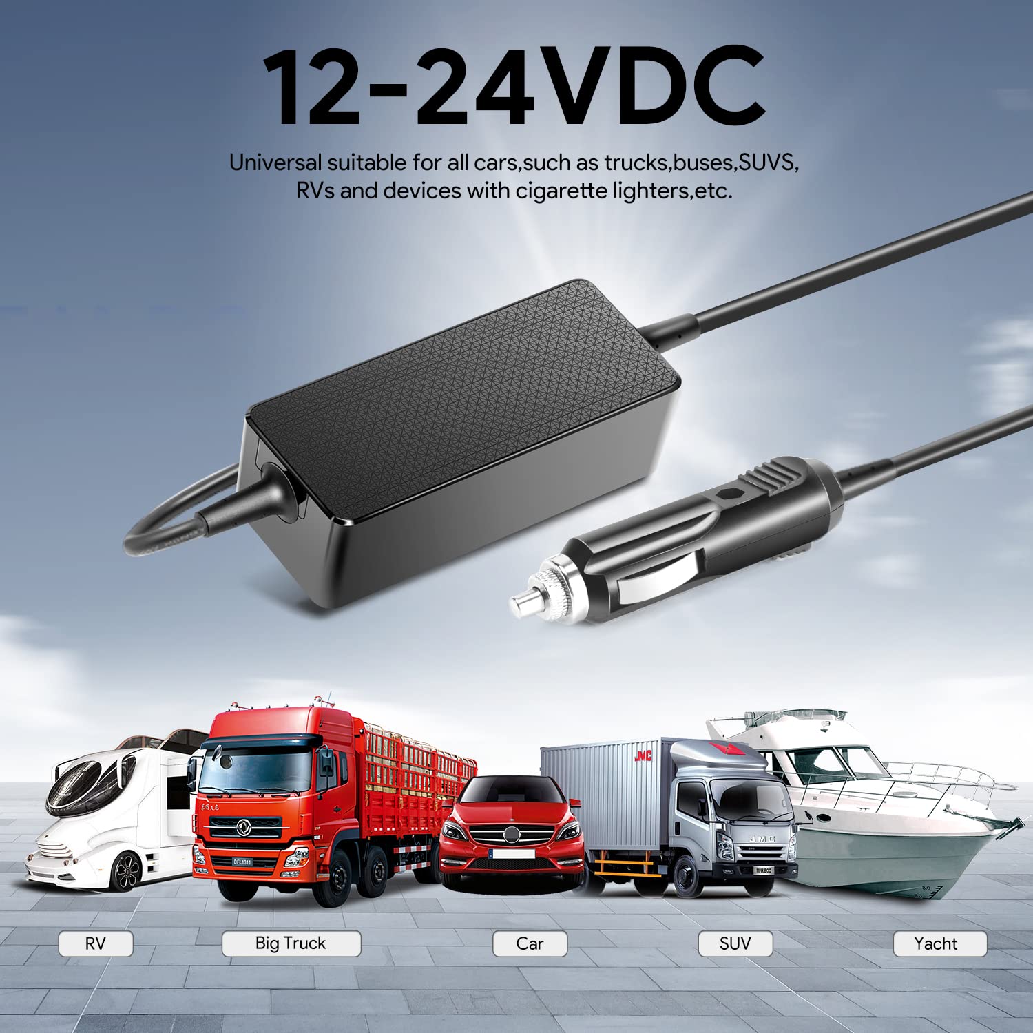 KFD travel CPAP charger with 2.6m cable for flexibility
