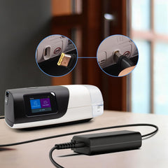 KFD AirSense 11 CPAP cord detail image highlights secure connector and reliable operation