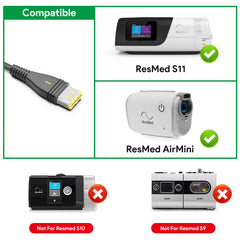 KFD AirSense 11 power supply cord enables quick setup and reliable power