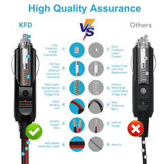 KFD CE FCC RoHS certified charger with extended warranty