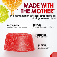 Close-up of KGGCDD gummy texture revealing a firm bite and fruity flavor.