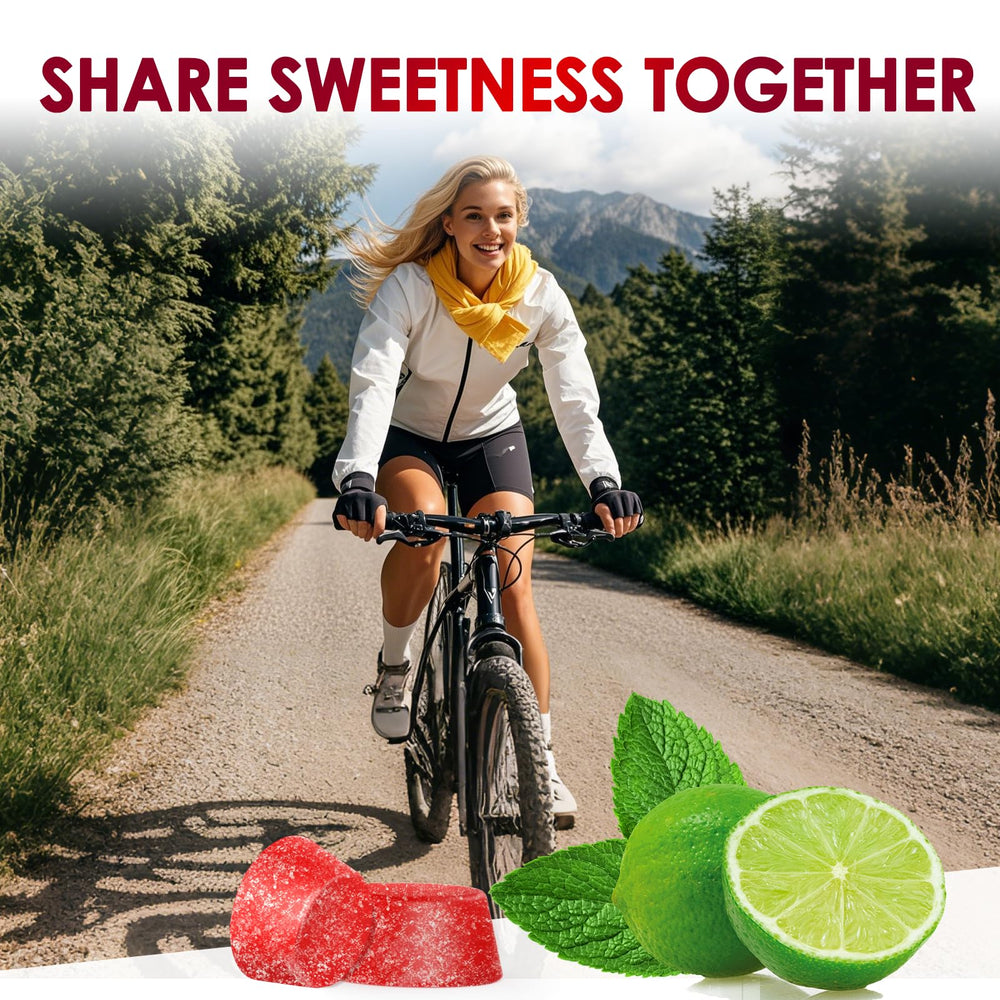 On-the-go usage scene with KGGCDD gummies for a quick daily chew.
