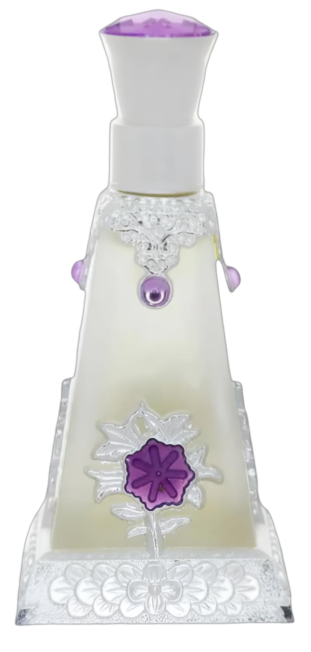 Khadlaj Alf Wardaat bottle shows elegant concentrate for long-lasting scent.
