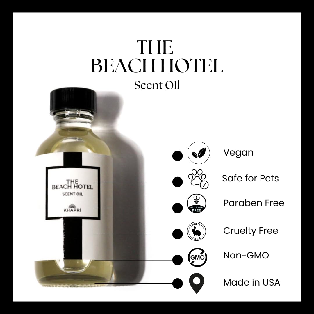 KHAPRI Beach Hotel Scent freesia note adds delicate floral lift to rooms.