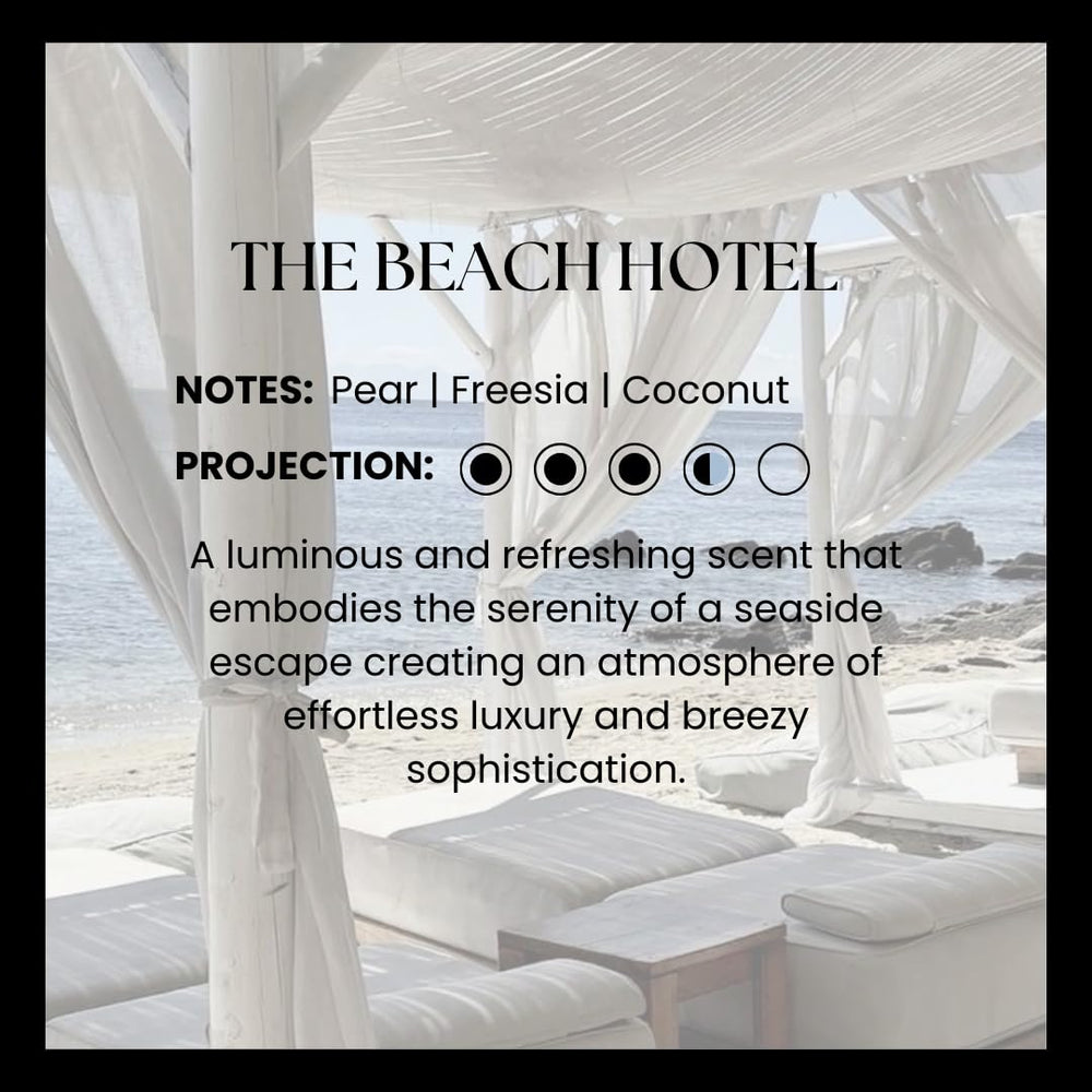 KHAPRI Beach Hotel Scent pear note highlights fresh fruit aroma for uplifting spaces.