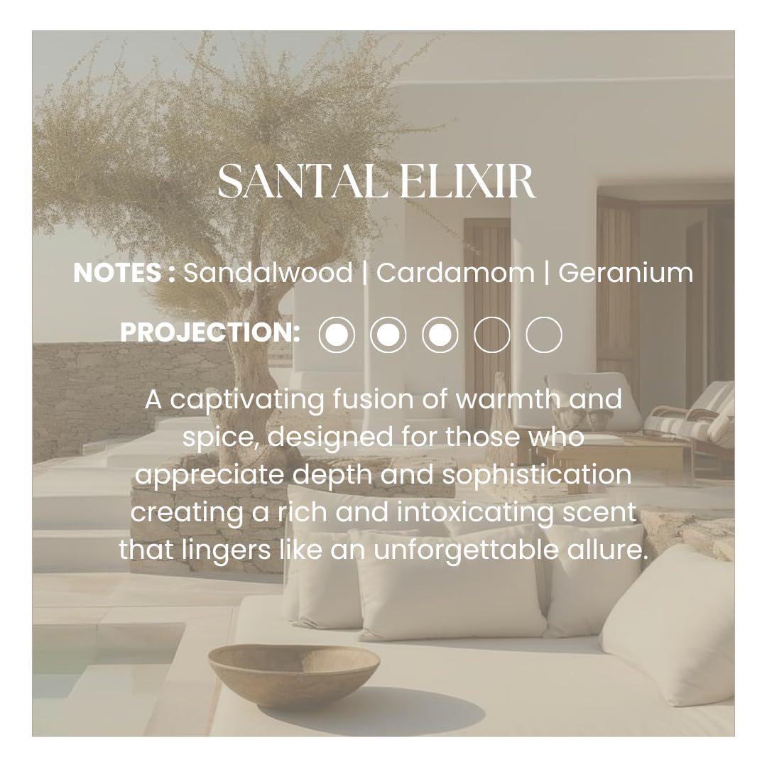 KHAPRI Santal Elixir diffuser in living room setting.