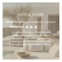 KHAPRI Santal Elixir diffuser in living room setting.