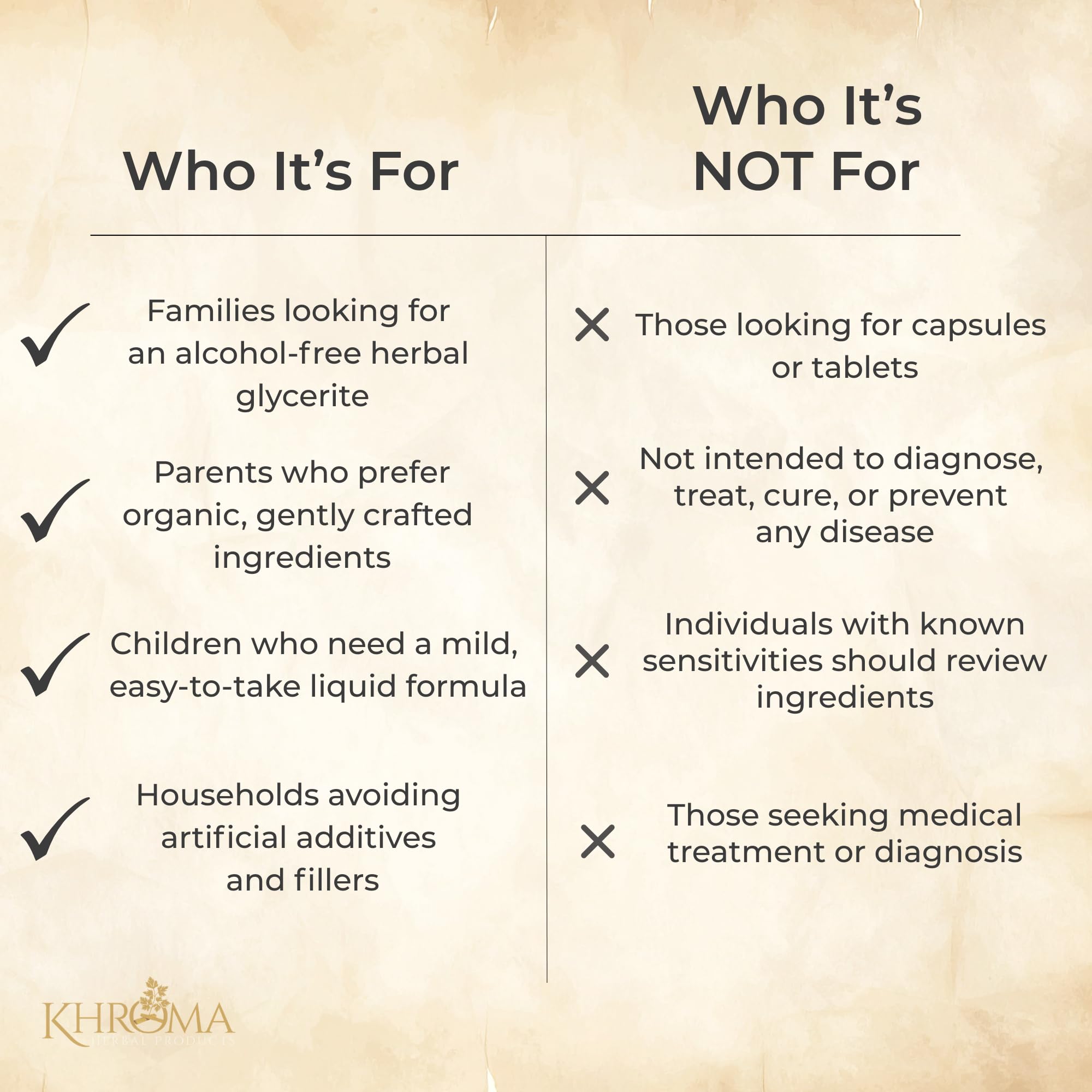 Khroma Organic Digestive Blend natural ingredients close-up