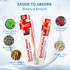 KIbabyDI Wart Remover Gel suited for genital areas with gentle application.