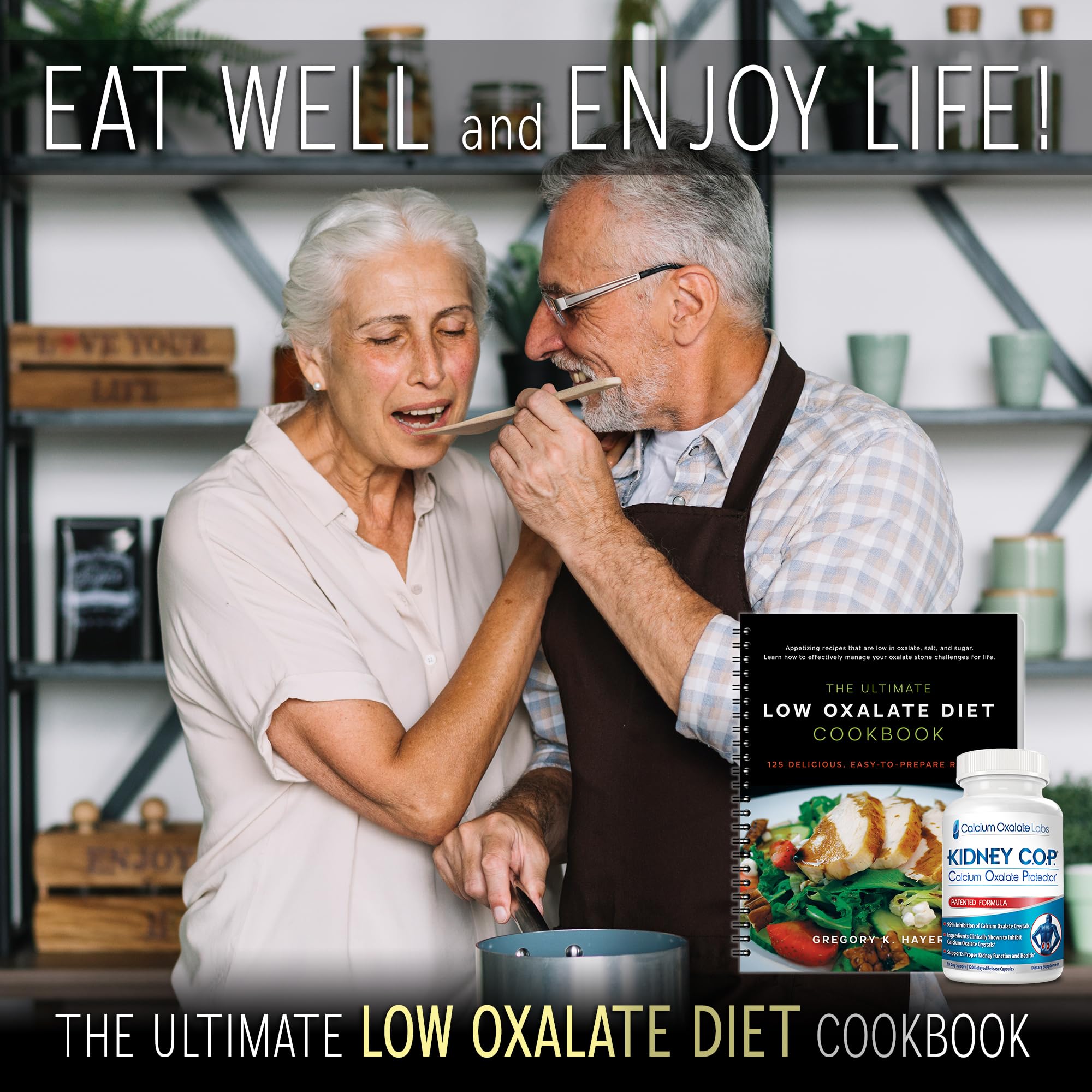 Starter Pack box from KIDNEY C.O.P. with capsules and cookbook.