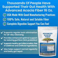 Kidney Restore Acacia Fiber Powder tub closeup label for high-purity gut support