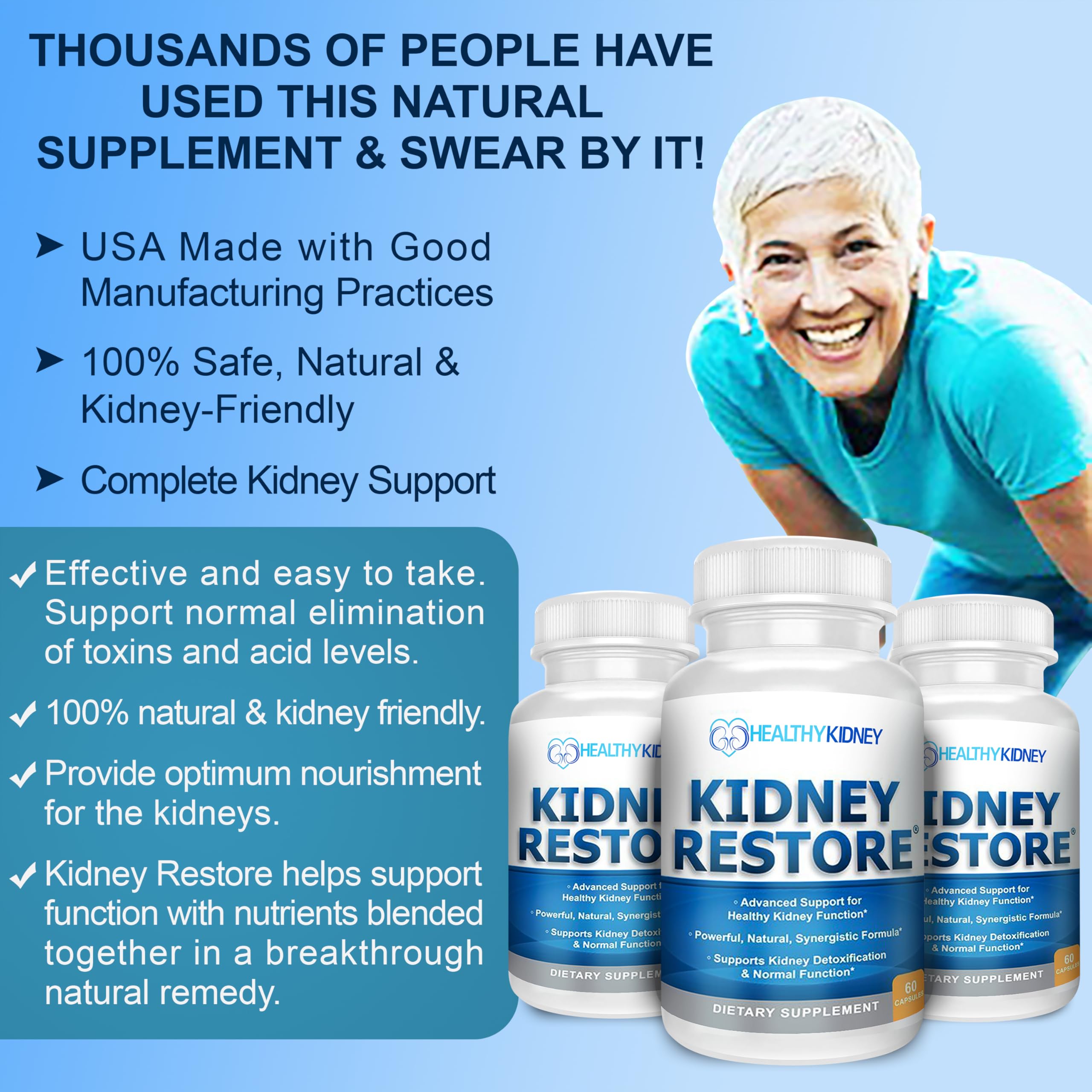 Kidney Restore daily health pills focus on everyday wellness and balanced kidney function