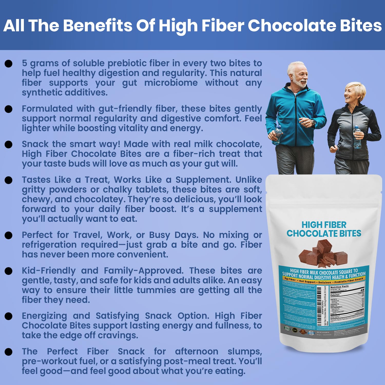Kidney Restore fiber bites in gym bag for post-workout easy snack