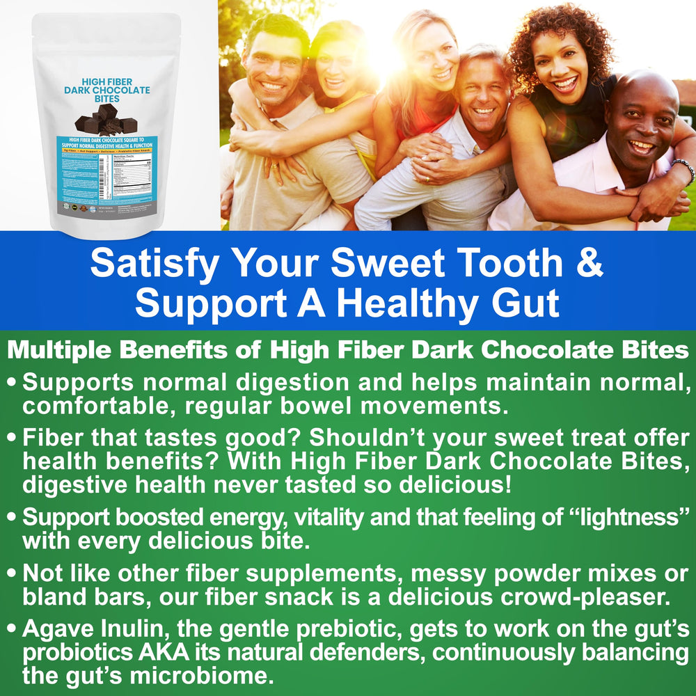 Kidney Restore chocolate bites with silky texture and gut-friendly fiber.