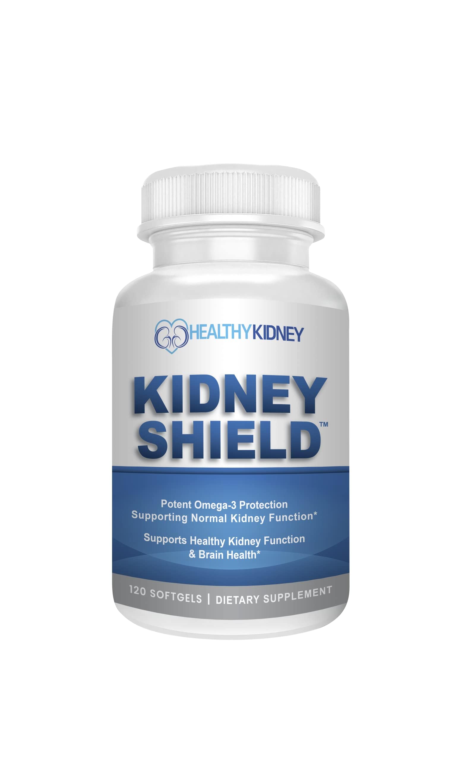 Kidney Restore Kidney Shield bottle showing lemon flavor supports normal kidney function.