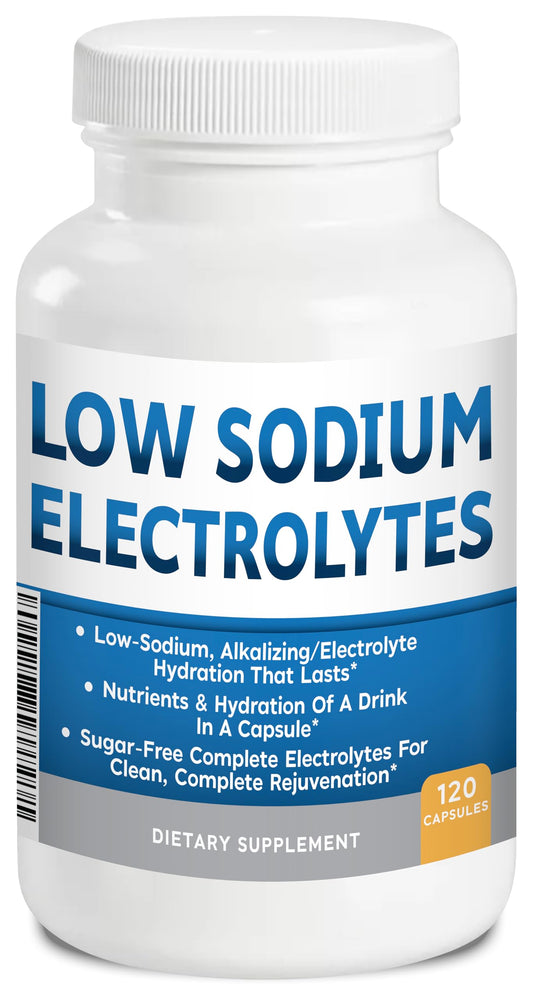 Kidney Restore low sodium electrolytes bottle close-up for easy hydration on the go.