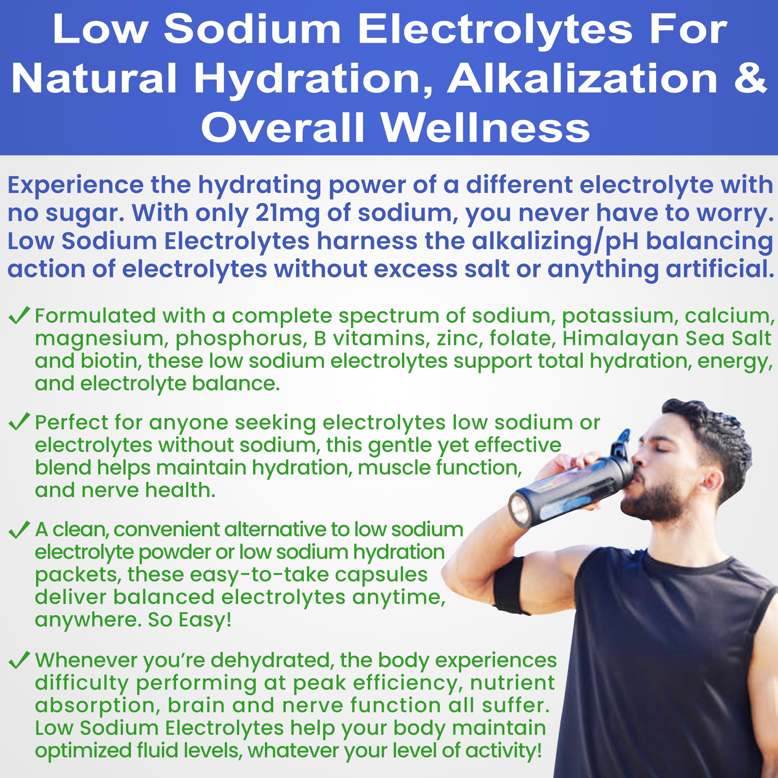 Kidney Restore nutrition facts label emphasizes vitamins and minerals.
