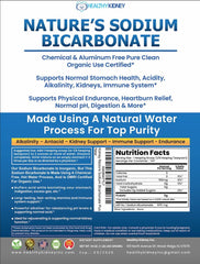 Kidney Restore Nature’s Sodium Bicarbonate alkaline support in daily routines.