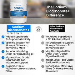 Kidney Restore organic alkalizing superfoods capsules closeup showing natural ingredients