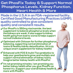 PhosFix eBook access card offering renal diet guidance