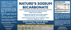 Kidney Restore sodium bicarbonate being poured for quick-dissolve with stomach comfort