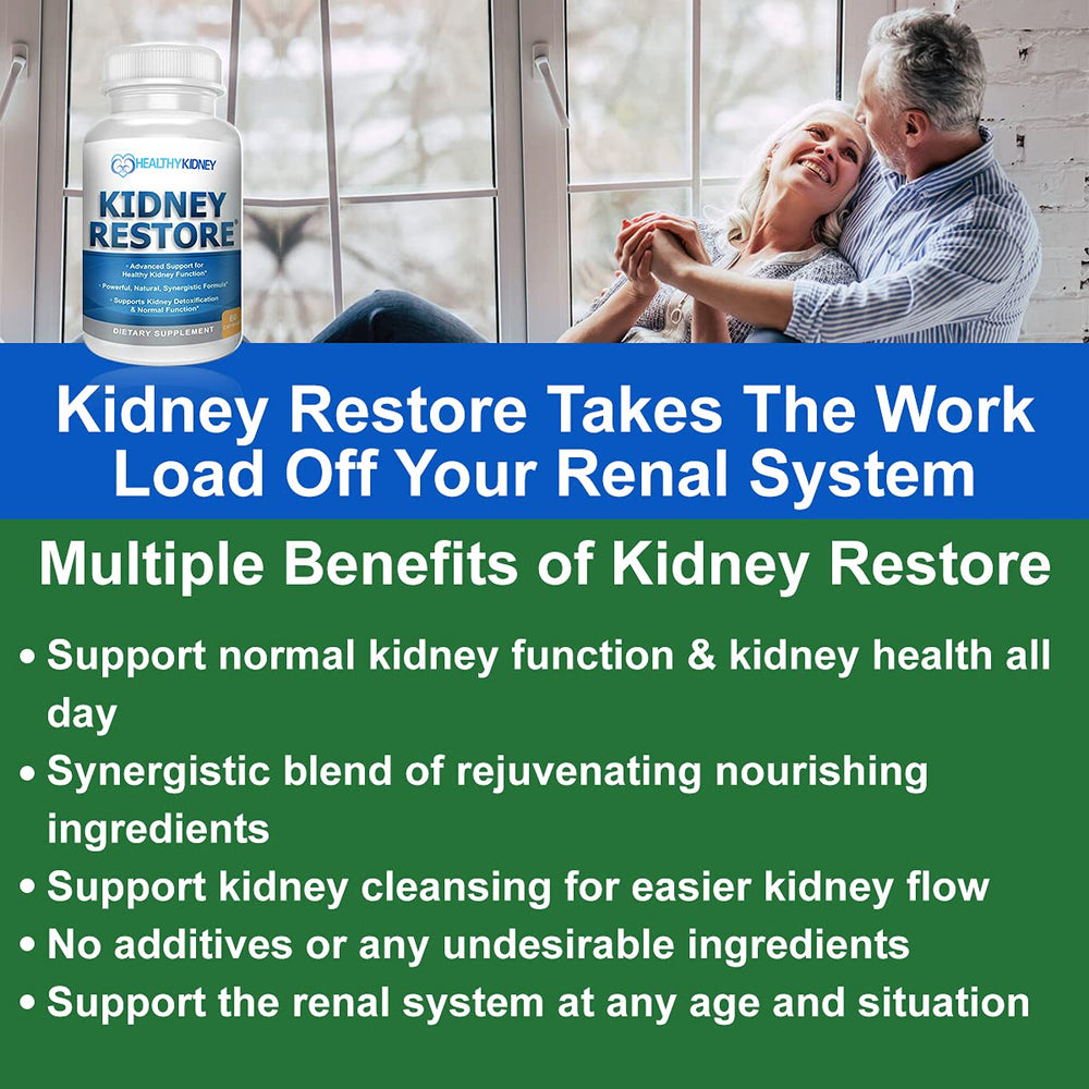 Kidney Restore satisfaction guarantee emblem communicates risk-free purchase reassurance