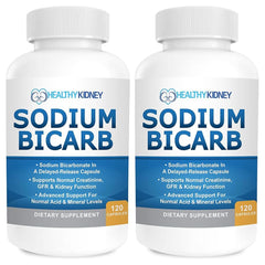 Kidney Restore sodium bicarbonate capsule close-up with delayed-release design for kidney support