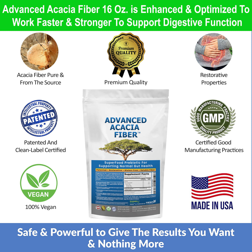 Kidney Restore Soluble Fiber Prebiotic Powder scoop supports daily prebiotic intake