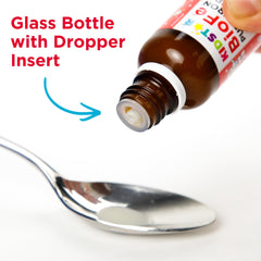 KidStar BioFe Pure Iron Drops with measurement dropper for infants and kids.