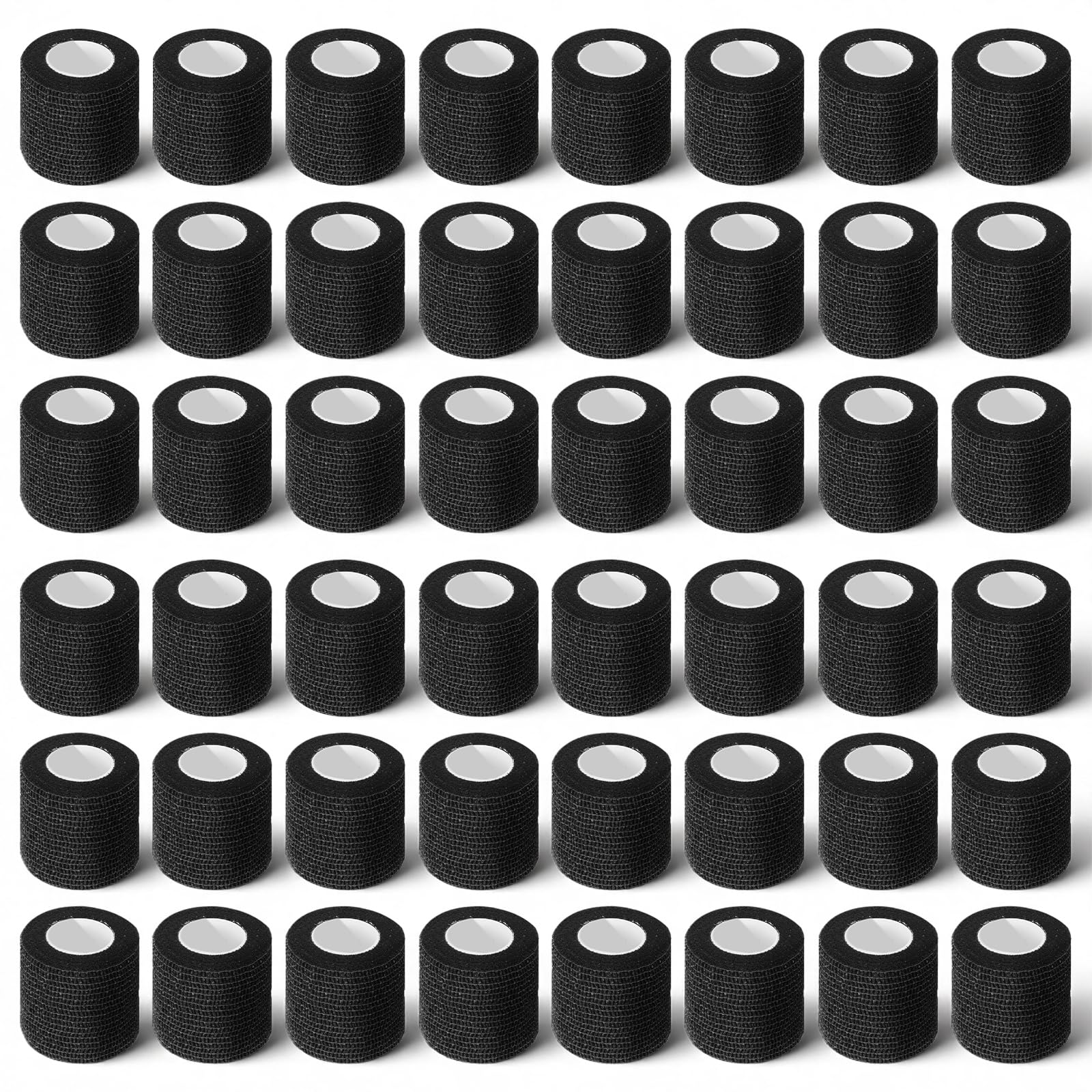 Kifmurase bandage wrap 2in 5yd black roll for versatile support