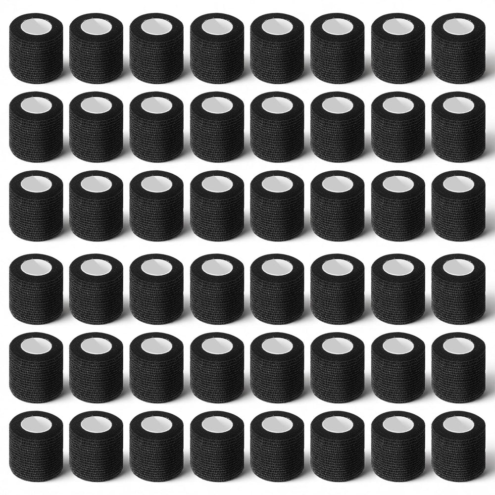 Kifmurase bandage wrap 2in 5yd black roll for versatile support