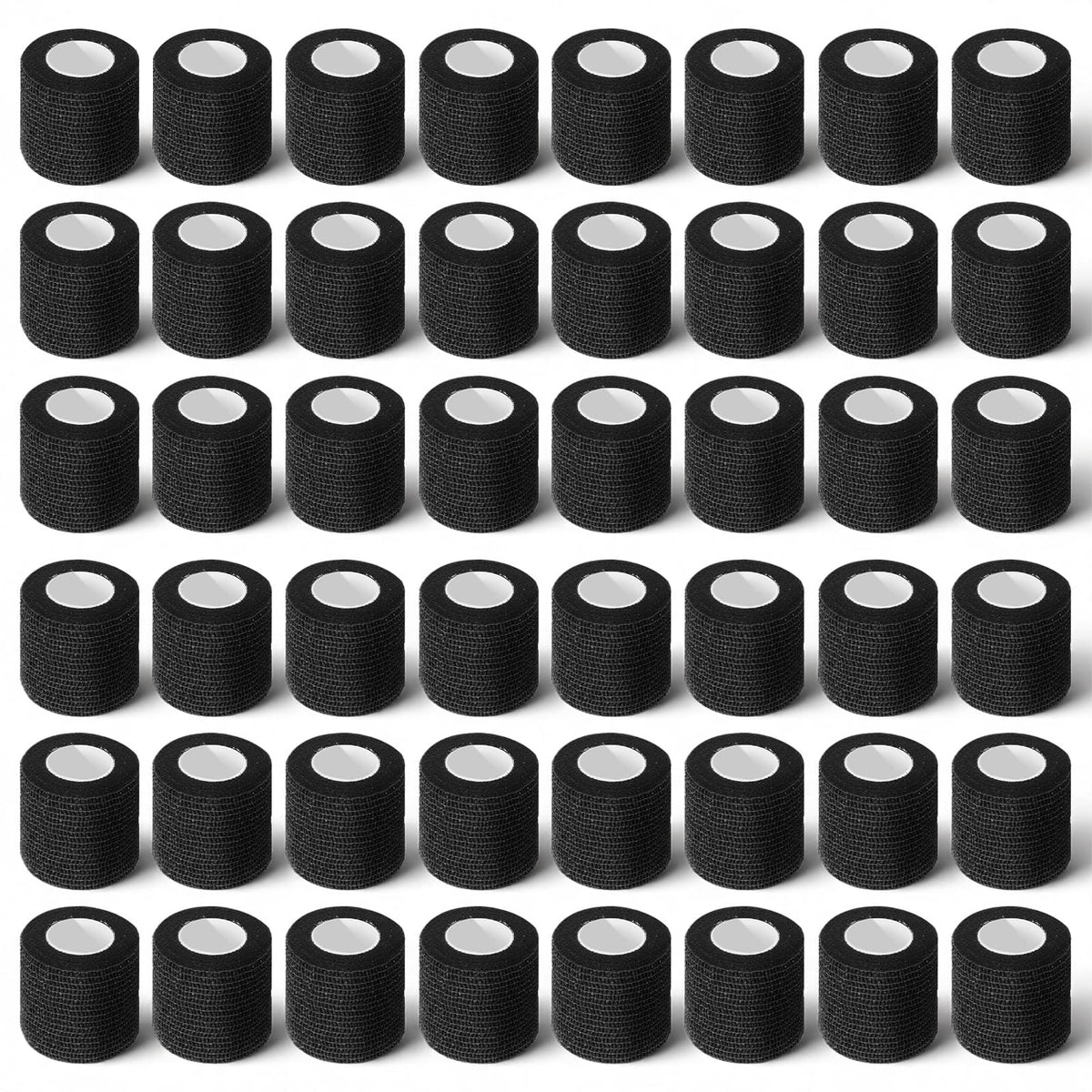 Kifmurase bandage wrap 2in 5yd black roll for versatile support