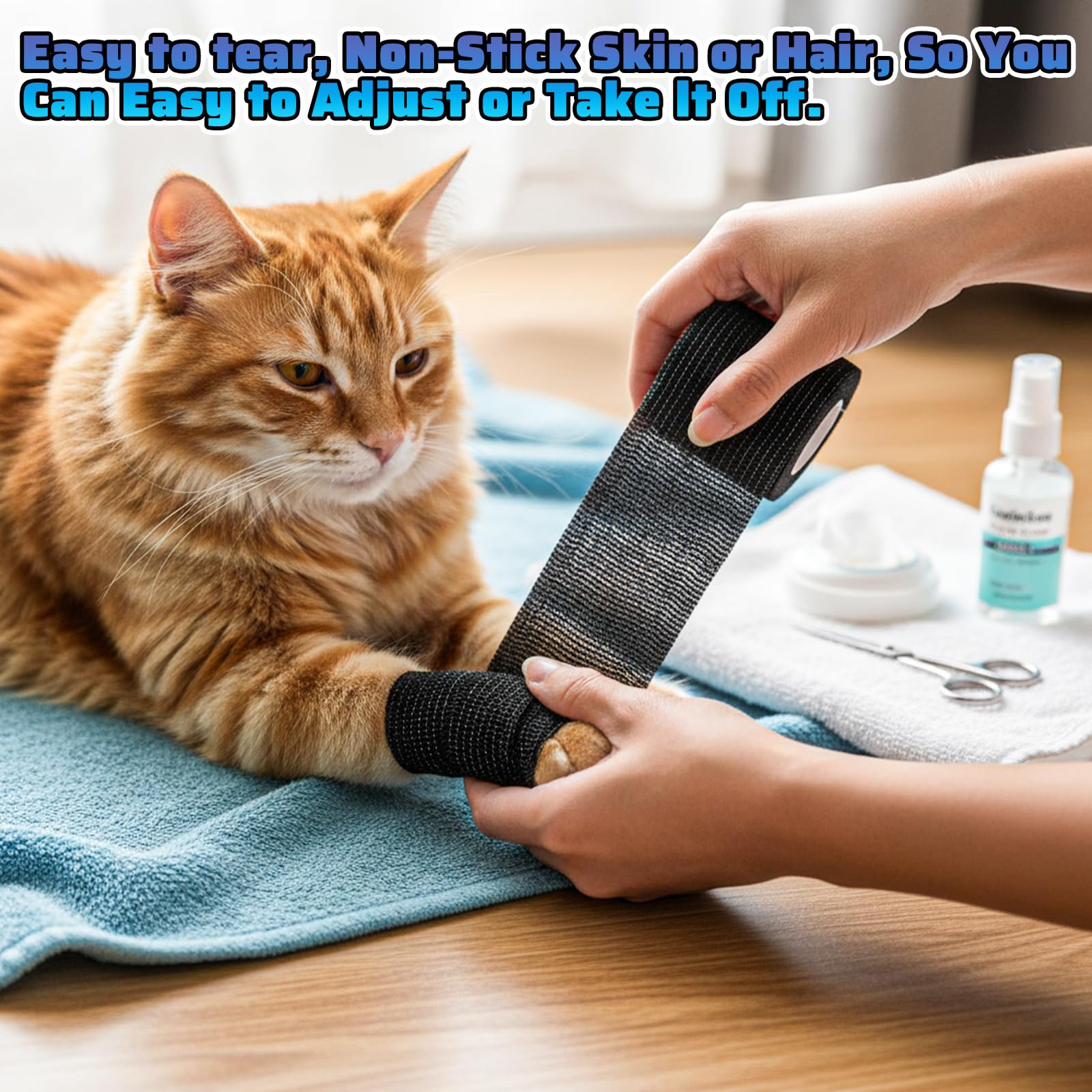 Kifmurase easy-tear wrap stays in place during workouts