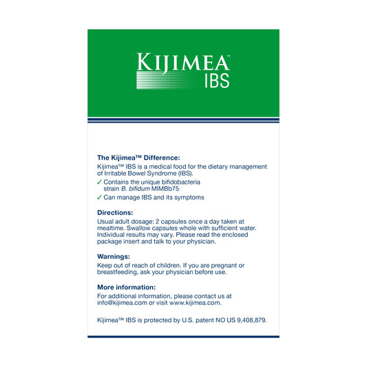 Kijimea IBS capsules, convenient daily dietary management.