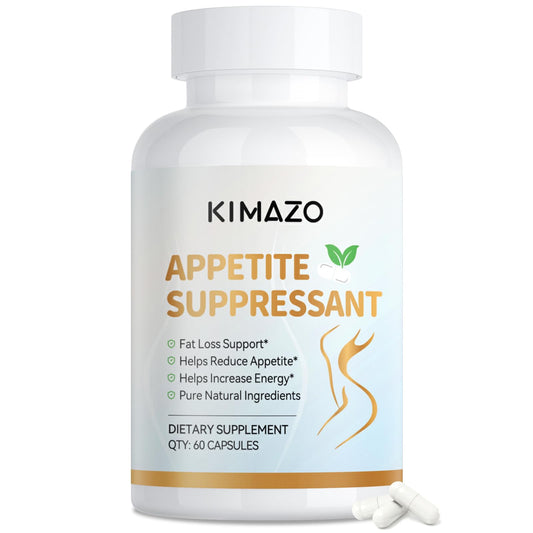 KIMAZO New-Appetite bottle front showing energy and fat-burning potential.