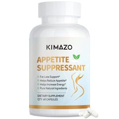 KIMAZO New-Appetite bottle front showing energy and fat-burning potential.