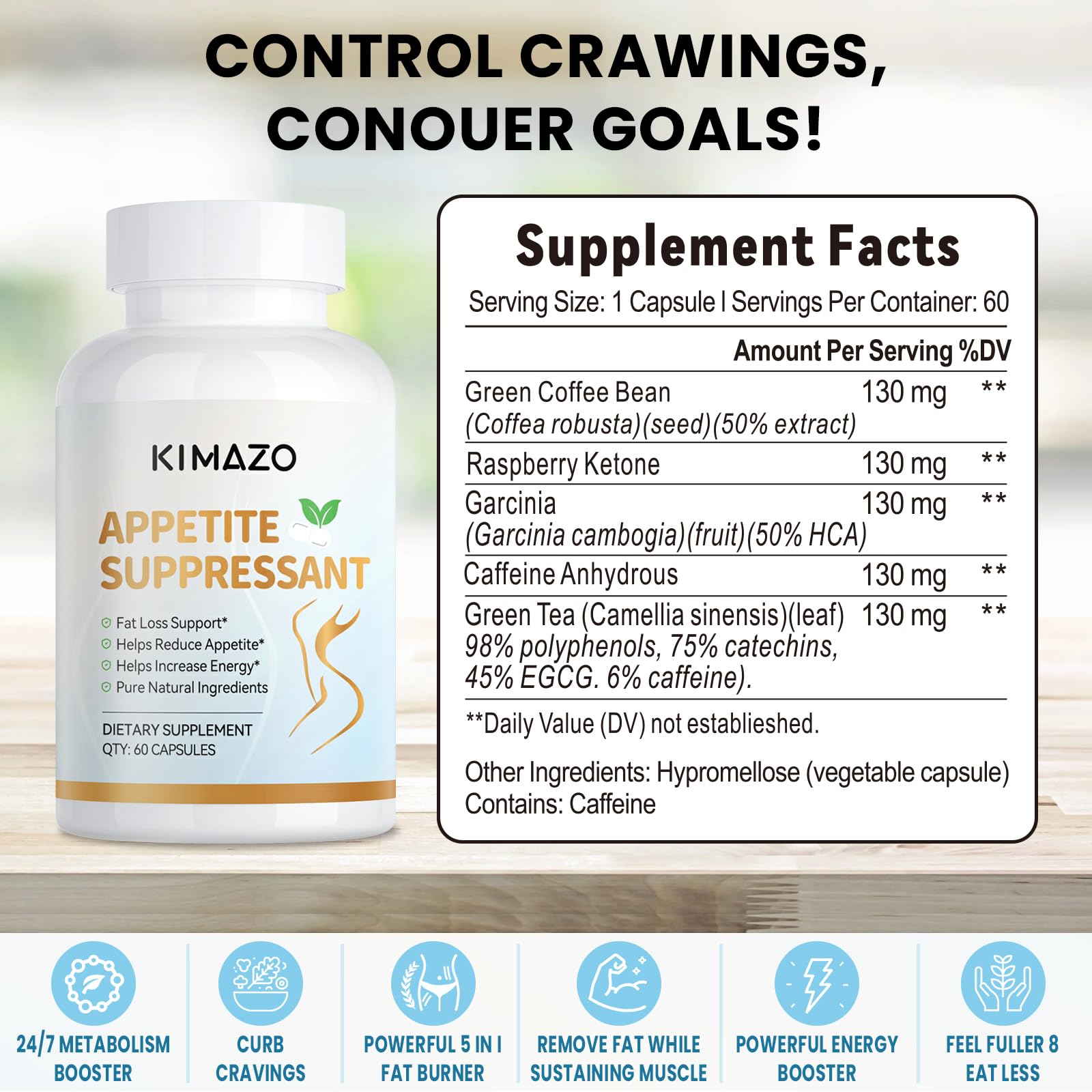KIMAZO New-Appetite packaging box used in routine.