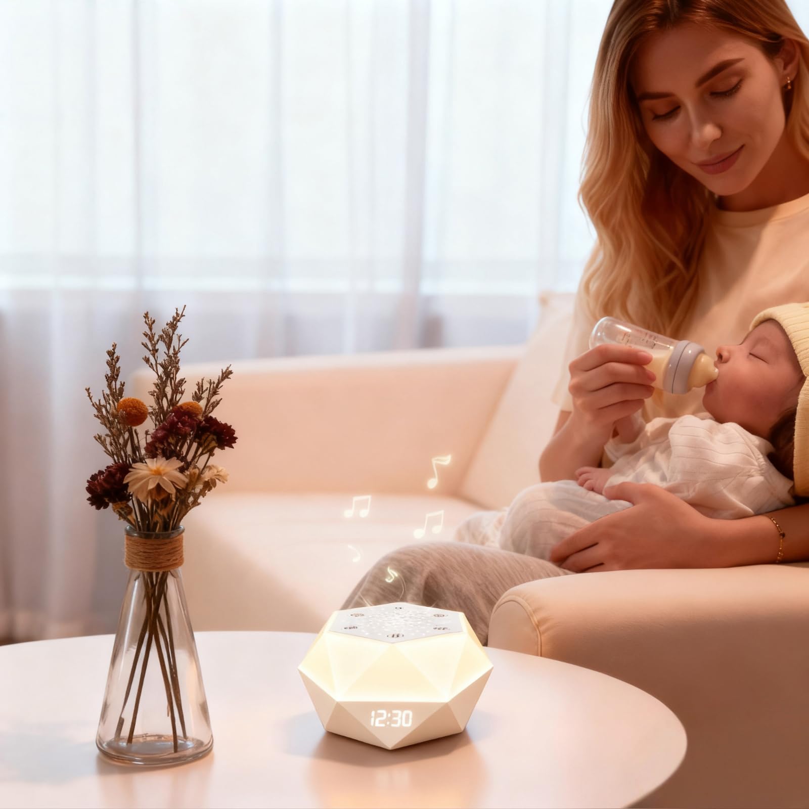 Kimiyoo smart alarm clock wakes gently with natural sounds