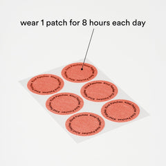 Kind Patches cinnamon extract patch applied to clean skin