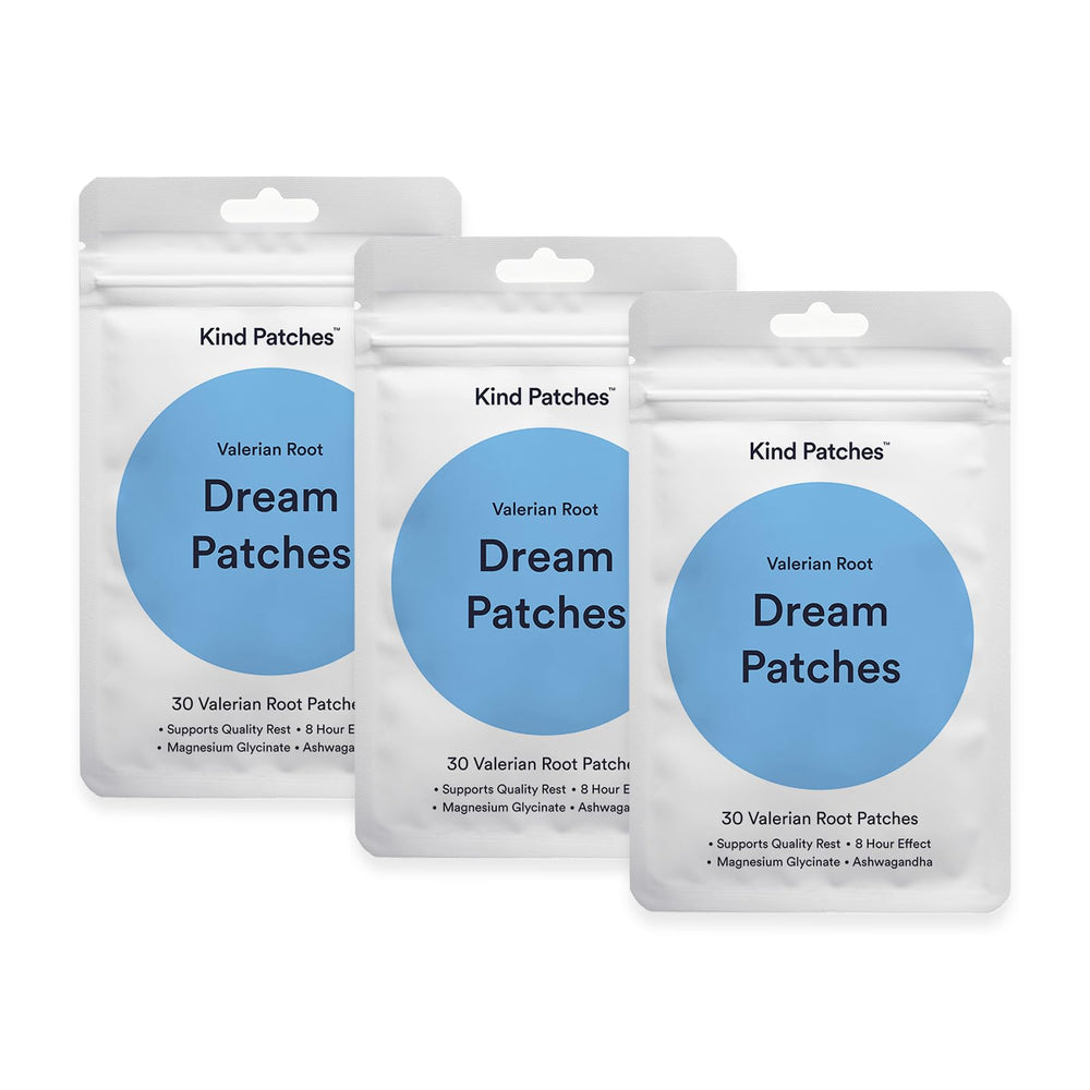 Kind Patches Dream Patch on arm for easier nightly relaxation.