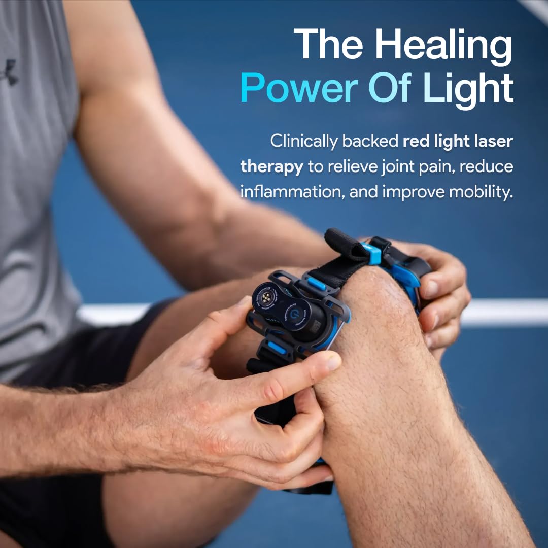 Kineon Move+ Pro 2.0 wrap around knee for deep tissue support.