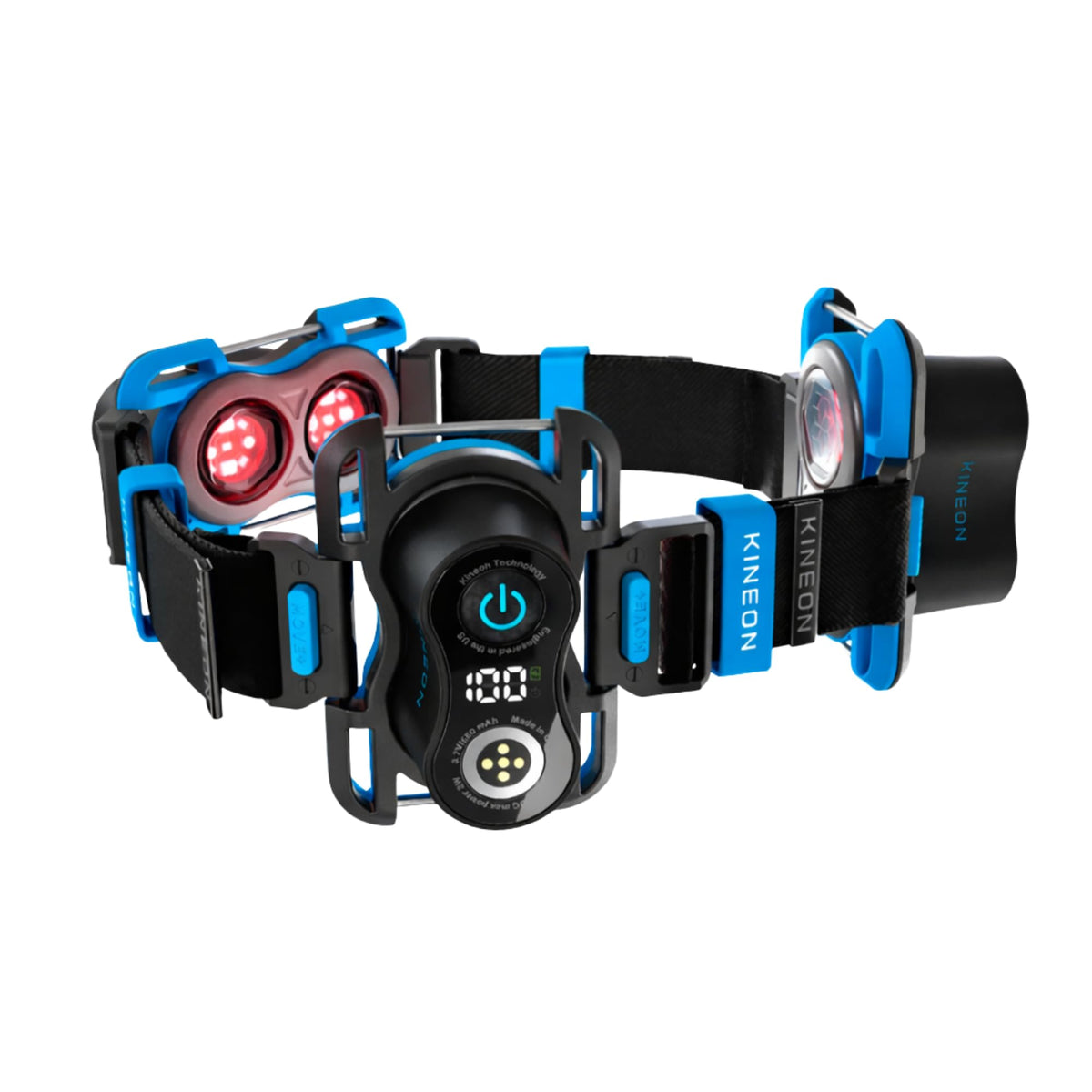 Kineon Move+ Pro 2.0 wrap on arm targets muscles for focused recovery.
