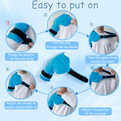 King Mills dislocated shoulder brace with adjustable strap.