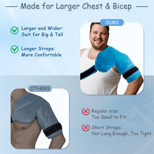 King Mills ergonomic shoulder brace design supports comfortable immobilization.