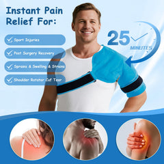 King Mills large ice pack with removable strap for versatile relief.