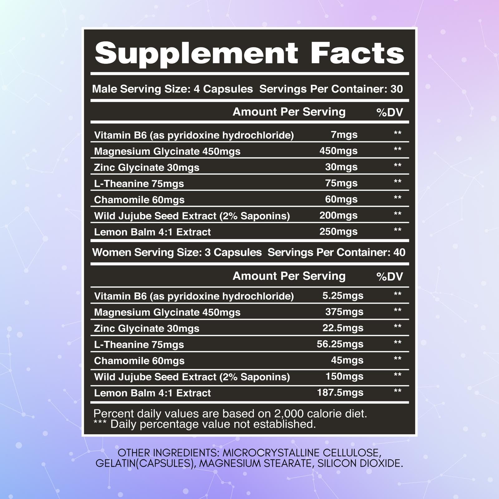 Sleep Potion capsules provide non-melatonin sleep support.