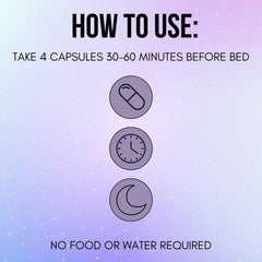 Nighttime ritual with Kingdom Sleep Potion promoting peaceful rest.
