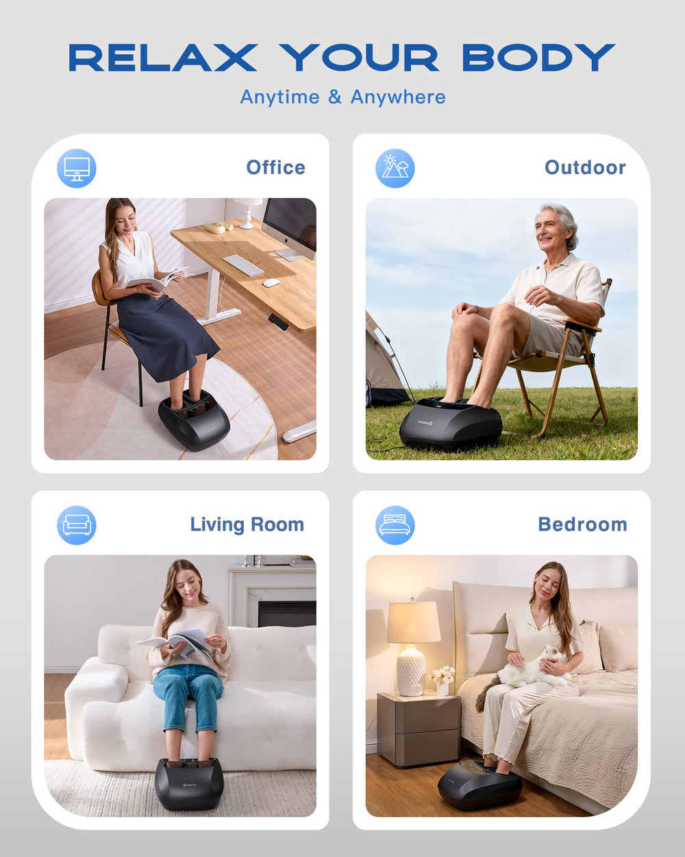 KINGJOY Adjustable timer options let you choose 15, 20, or 30 minutes.