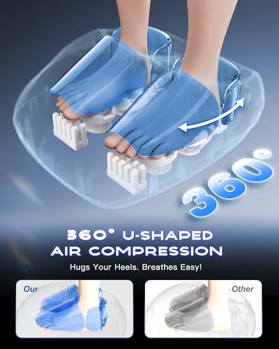 KINGJOY Massager allows adjustable kneading and air squeeze for personalized comfort.